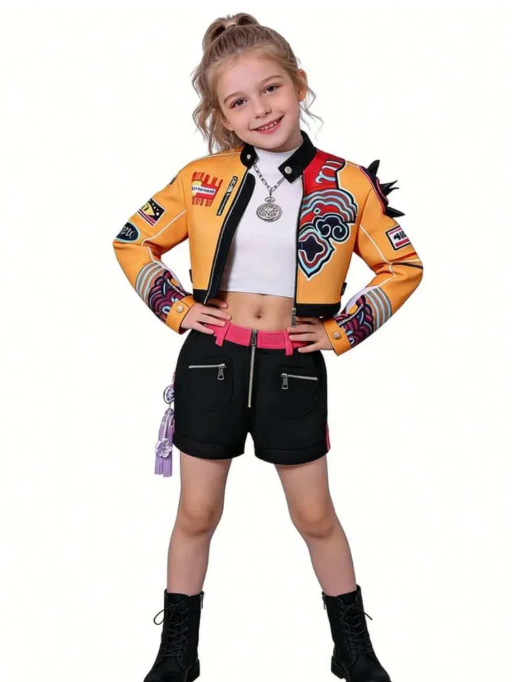 KPop Girls Sz 7 Rumi Costume Deluxe